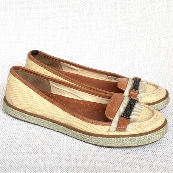 Cole Haan Canvas & Leather Loafers - Picture 2 of 8